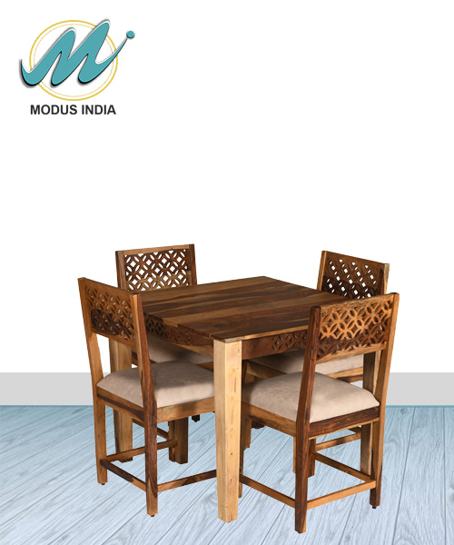 Dining Set 4 Seater - Jali Cut