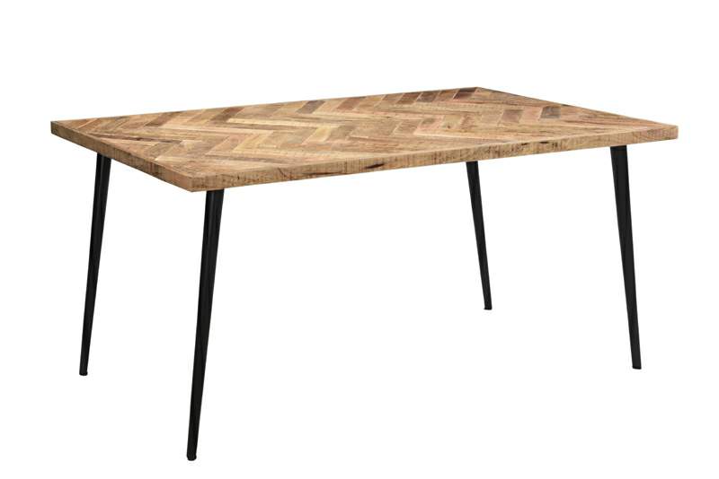 Iron Wooden Dining Table