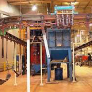 Continuous Close loop Conveyor Type Airless Blasting machine