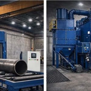 Synco Airless Shot Blasting machine for Cylindrical Components - Image 3