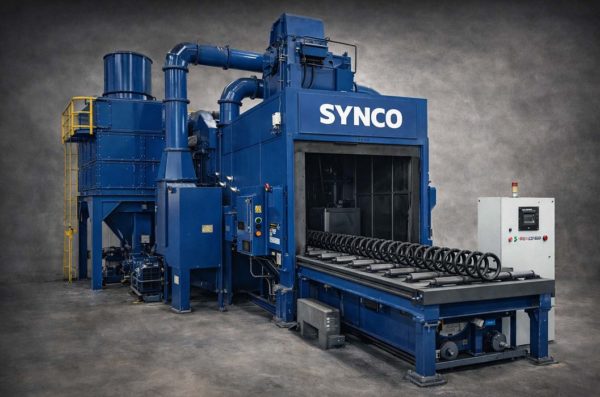 SYNCO_Roller_Cum_Pusher_Shot_Blasting_Machine